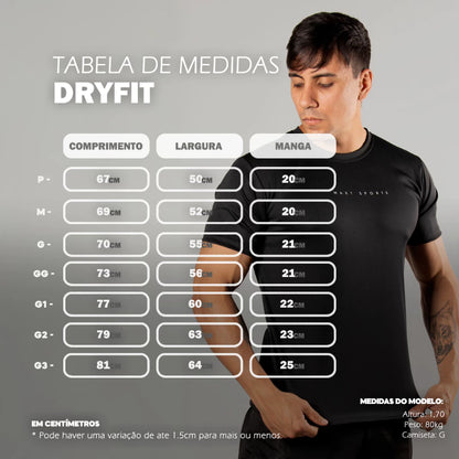 Kit 4 camisas Dryfit Básico